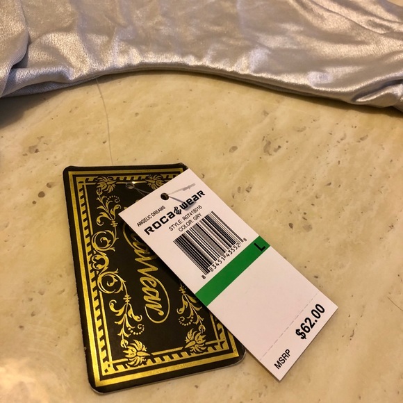 New Rocawear Silk Fashion Chain Top in Silver L - Picture 8 of 9